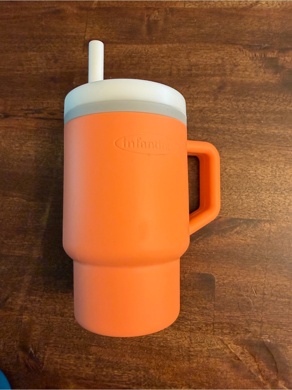 ☀️3/$10 BUNDLE!!☀️ Infantino My First Tumbler Orange Spill-Proof Straw Cup